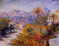 Strada Romada à Bordighera Claude Monet